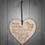 Magical Day Happy Birthday Heart Unicorn Girlfriend Mum Daughter