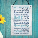 Kitchen Inspirational Plaques Vintage Sign Retro Wall Shabby Chi