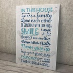Kitchen Inspirational Plaques Vintage Sign Retro Wall Shabby Chi