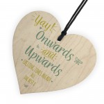 Good Luck Friend Friendship Colleague Leaving Job Gift Wood Hear
