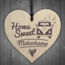 Home Sweet Motorhome Caravan Friendship Plaque Novelty Chic 