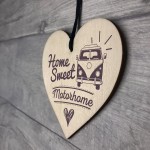 Home Sweet Motorhome Caravan Friendship Plaque Novelty Chic 
