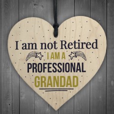 Funny Fathers Day Heart Dad Grandad Retirement Birthday Gifts