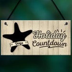 Chalkboard Holiday Countdown Hanging Sign Plaque Friendship 
