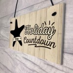 Chalkboard Holiday Countdown Hanging Sign Plaque Friendship 