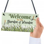 Garden Of Weeden Funny Novelty Garden Shed Home Decor Plaques