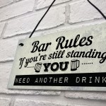 Still Standing Plaque Alcohol Beer Pub Bar Garden Man Cave Wall 
