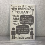 Funny Bathroom Signs Toilet Door Wall Plaques Men Ladies Shabby 