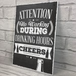 Drinking Funny Alcohol Signs Prosecco Gin Rum Vodka Plaques
