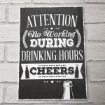 Drinking Funny Alcohol Signs Prosecco Gin Rum Vodka Plaques