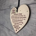 Love Best Friend Friendship Sign Women Birthday Plaque Chic Wood