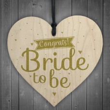Congrats Bride To Be Hen Party Gift Wooden Accessories Wedding