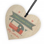 Caravan Home Sweet Home Wooden Plaque Funny Retirement Gift
