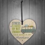 Motorhome Caravan Campervan Novelty Wooden Heart Camping Sign