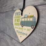 Motorhome Caravan Campervan Novelty Wooden Heart Camping Sign