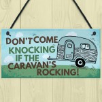 Caravan Rocking Novelty Hanging Plaque Retirement Holiday Gift