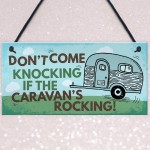 Caravan Rocking Novelty Hanging Plaque Retirement Holiday Gift