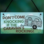 Caravan Rocking Novelty Hanging Plaque Retirement Holiday Gift