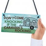 Caravan Rocking Novelty Hanging Plaque Retirement Holiday Gift