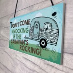 Caravan Rocking Novelty Hanging Plaque Retirement Holiday Gift