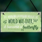 Butterfly Gardening Plaque SummerHouse Sign Garden Shed Mum 