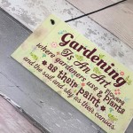 Gardening Art Novelty Hanging Plaques SummerHouse Signs Garden