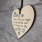 Fathers Day Birthday Gift Daddy Dad Stepdad Father Wood Sign