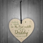 First Cuddle Daddy From Bump Gifts Heart Dad To Be Father Card 