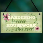Gardening Forever SummerHouse Sign Garden Shed Mum Nan 