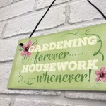 Gardening Forever SummerHouse Sign Garden Shed Mum Nan 