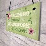 Gardening Forever SummerHouse Sign Garden Shed Mum Nan 