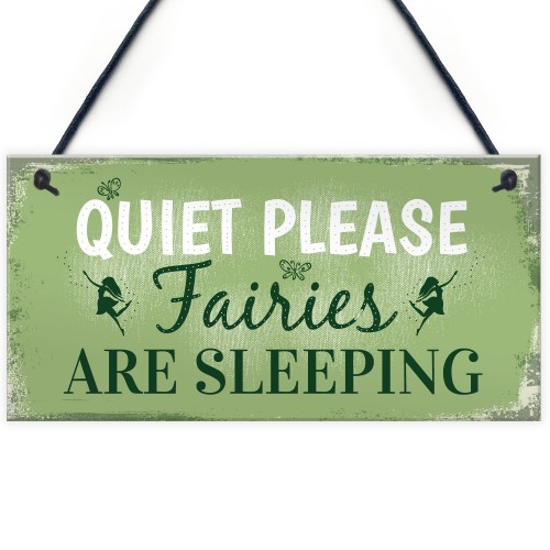 Quiet Please Novelty Hanging Plaque SummerHouse Sign Garden 