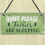 Quiet Please Novelty Hanging Plaque SummerHouse Sign Garden 