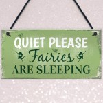 Quiet Please Novelty Hanging Plaque SummerHouse Sign Garden 