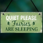 Quiet Please Novelty Hanging Plaque SummerHouse Sign Garden 