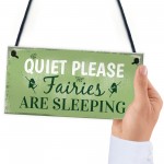 Quiet Please Novelty Hanging Plaque SummerHouse Sign Garden 