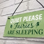 Quiet Please Novelty Hanging Plaque SummerHouse Sign Garden 