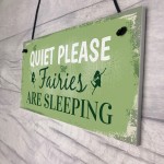 Quiet Please Novelty Hanging Plaque SummerHouse Sign Garden 