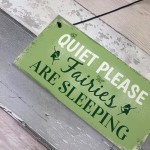 Quiet Please Novelty Hanging Plaque SummerHouse Sign Garden 