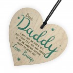 Father's Day From Bump Gift Heart Dad To Be Daddy Card Baby Son 