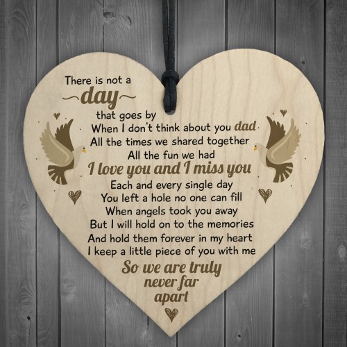 I Miss You Home Grave Garden Memorial Wooden Heart In Memory 