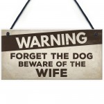 Beware Of The Wife Fathers Day Mum Dad Birthday Gift Garden