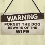 Beware Of The Wife Fathers Day Mum Dad Birthday Gift Garden