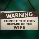 Beware Of The Wife Fathers Day Mum Dad Birthday Gift Garden