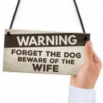 Beware Of The Wife Fathers Day Mum Dad Birthday Gift Garden