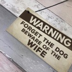 Beware Of The Wife Fathers Day Mum Dad Birthday Gift Garden