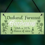 Garden Novelty Hanging Plaque SummerHouse GardenShed Wine