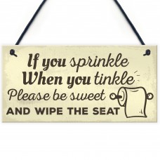 Funny Toilet Bathroom Sign For Door Hanging Plaque For House 