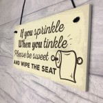 Funny Toilet Bathroom Sign For Door Hanging Plaque For House 