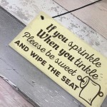 Funny Toilet Bathroom Sign For Door Hanging Plaque For House 